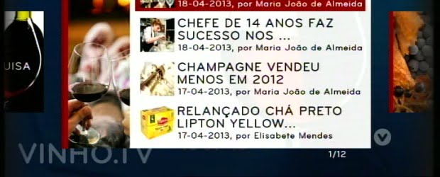 Vinho TV já disponível para utilizadores IRIS da Zon