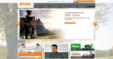 Stihl entra em 2011 com nova página web
