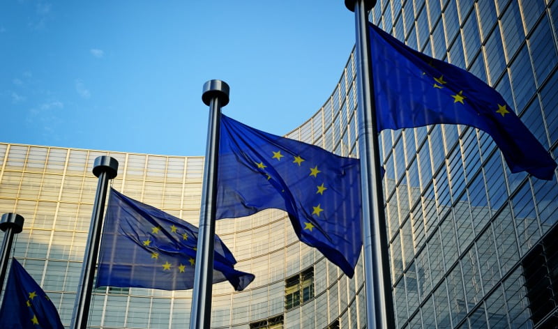 Comissão Europeia bandeiras UE