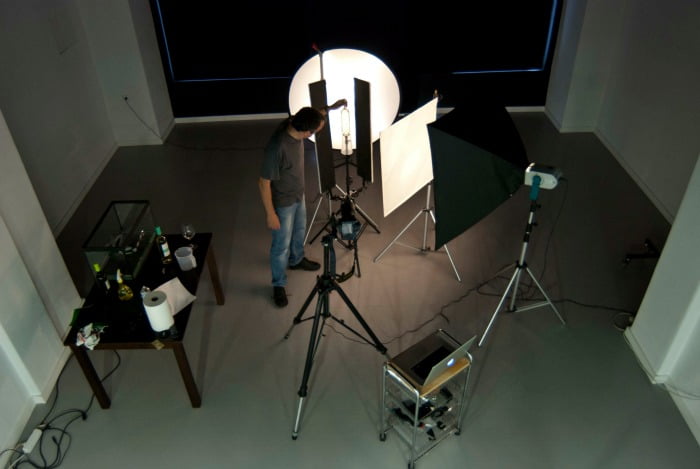 fotografar garrafa de vinho