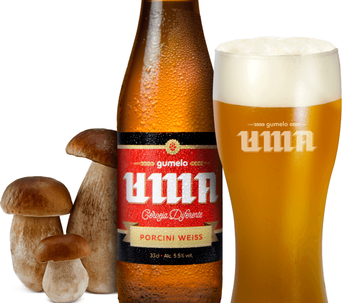 Gumelo UMA cerveja de cogumelos