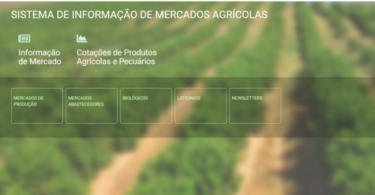 Sistema de Informação de Mercados Agrícolas tem nova plataforma
