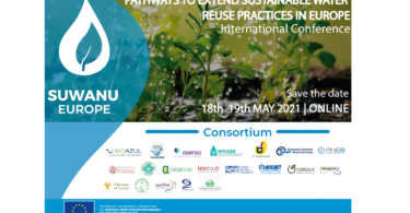O projeto H2020 SuWaNu Europe, que promove a reutilização de águas residuais tratadas na agricultura, está a organizar uma conferência.