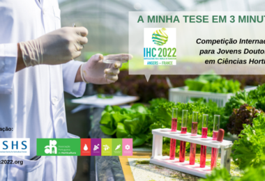 O 31º Congresso Internacional de Horticultura - IHC2022 vai premiar três jovens recém-doutorados na área das ciências hortícolas.
