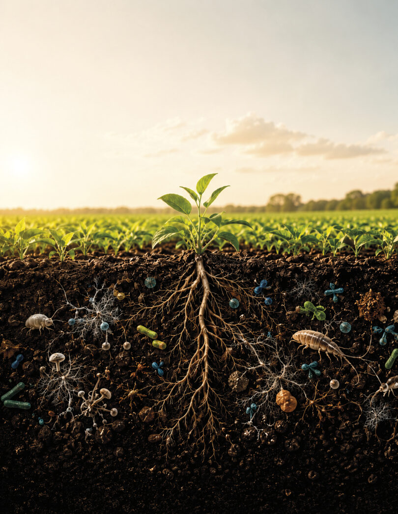 Solo “vivo” é decisivo na agricultura do futuro